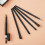5Stk. Make-up Lidschatten Mit Etui Schwarz 5