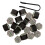 20 Modell Mutterabdeckung Radnabe Dekoratives Cap 2,5x2,5x2,4 Cm 11