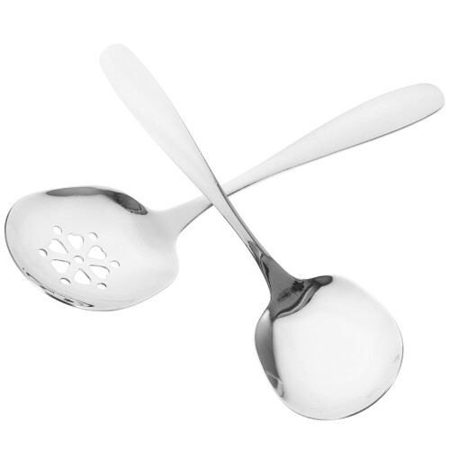 Servierlöffel Lochlöffel Silber 2 Stk 1