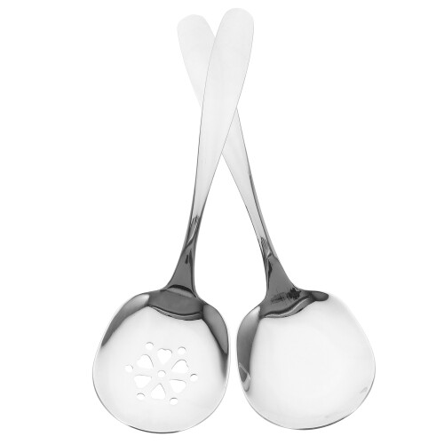 Servierlöffel Lochlöffel Silber 2 Stk 2