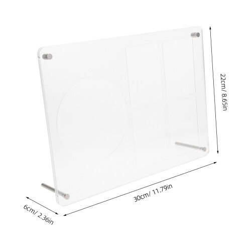 Cd Stand Gestell Kartenablage Transparent Acryl 1 2