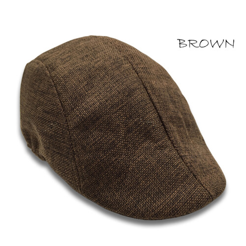 Beret Newsboy Hut Flachs 1
