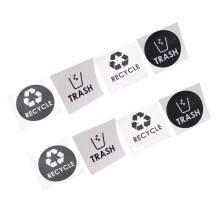 8Stück Selbstklebende Aufkleber Für Recyclingtonnen
