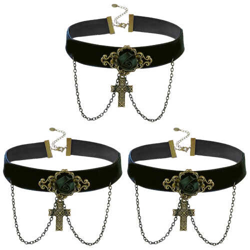 3 Teile Schmuck Halskette Anhänger Choker 1