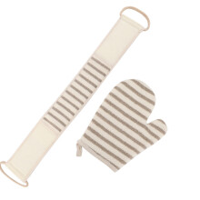 1 Set Badetuch- Aus Flachs Reinigungstuch Komfortabel