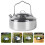 Wasserkocher Camping Silber 1 Satz 4