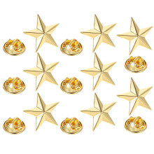 Set Mit 5 Sternförmigen Broschen Metall Für Kleidung
