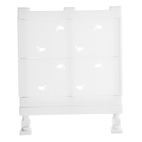 Mlins Regal Vorratsregal Schrank Weiß 2