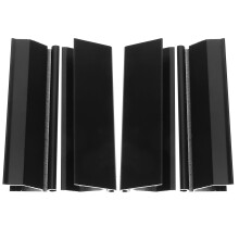 4 Sockelleisten Eckverbinder Gerade Schrank Aluminium