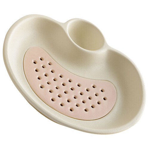 Food Serving Teller Keramik Beige 1 2