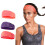 Sport-Headbands Feuchtigkeitsableitend Elastisches Band 3 Schwarz 1