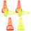 Worgeous 6 Stk Mini Agility Fußball Trainings Eimer 1