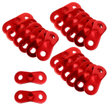 Campingzelt Windseil Schnallen 20 Stk Rot