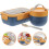 1Set Bento Mittagessenbox Mit Suppentasse Und Fächern 9