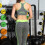1 Set 2 Teile Workout Racerback Sport- Leggings 2