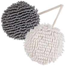 2 Stk. Chenille-Handtücher-Towelballs Schnell Trocknende Handtücher