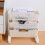 Boekenplank Kantoor Opbergrek 1 Set Wit 10