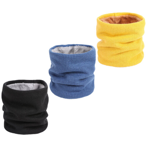 3Stück Schal Halswärmer Warmes Halstuch Halskrause
