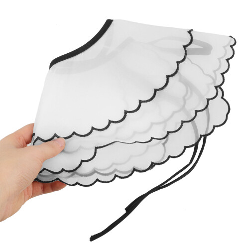 Lace Cutout Mit Rüschen Organza 2
