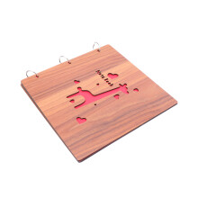 Holz Fotoalbum Diy Scrapbook Loseblatt