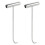 2Pièces Outil Levage Regard En Fer Galvanisé Usage Polyvalent 5