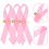 Awareness Promotie Roze Kankerlinten Polyester 200 3