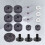 Cymbal Drum Accessoire Set Metaal Buffering 1 Pack 5