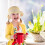 1Set Kinder Strandset Strohhut Atmungsaktive Strohtasche 6