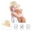 1Set Kinder Strandset Strohhut Atmungsaktive Strohtasche 4