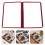 Clear Menu Holder Folders Für Restaurants Abdeckung Transparent 9