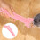 Lightweight Pink Cat Feeder Reusable Plastic Spoon for Daily Use 4