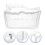 Sac Plage PVC Robuste Rangement Makeup Accessoires Voyage 10