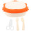 1 Set Essensschüssel Mit PP Orange Für Die Essenszeit 3