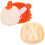 1 Set Essensschüssel Mit PP Orange Für Die Essenszeit 10