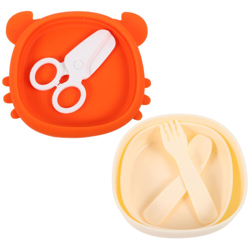1 Set Essensschüssel Mit PP Orange Für Die Essenszeit 1