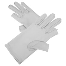 Atmungsaktive Halbfinger-Fahrhandschuhe Für Frauen Grau 1 Paar