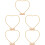 5 Sets Diy Bloemhoop Desktop Krans Frame Met Stand 8