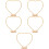 5 Sets Diy Bloemhoop Desktop Krans Frame Met Stand 9