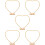 5 Sets Diy Bloemhoop Desktop Krans Frame Met Stand 10