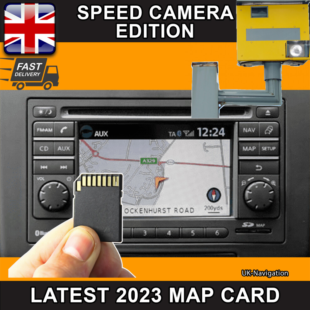 SD Card For NISSAN Connect 1 Sat Nav Qashqai Micra Juke Note Cabstar Update V12