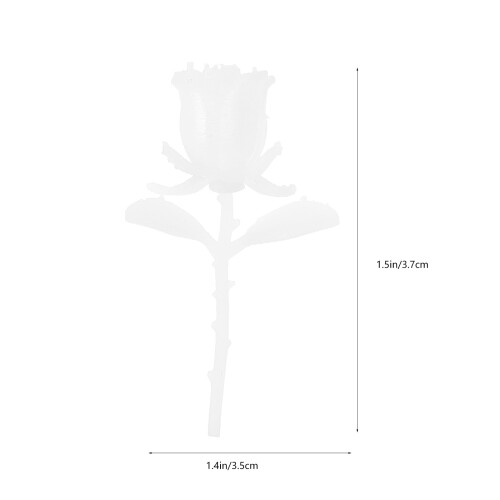 4 Sets Rosen Bastelzubehör Harz 1