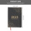 Cahier De Planning 2024 En Cuir PU Noir Accessoire De 3
