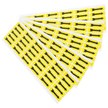 Worgeous 5 Blatt Maschinenzubehör Teile Aufkleber