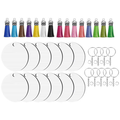 4 Sets Selber Machen Sublimation Schlüsselanhänger Rohlinge