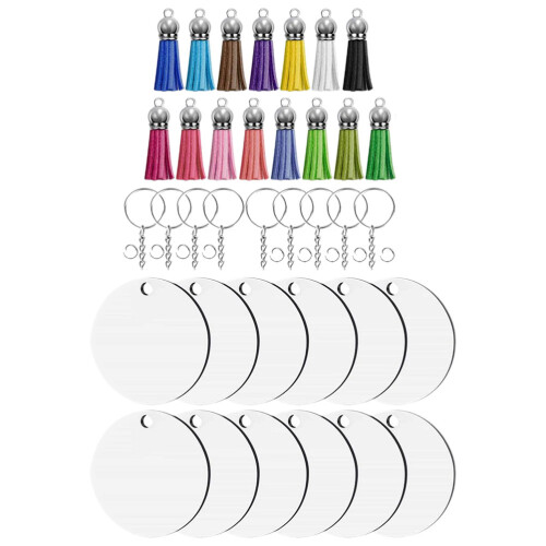 4 Sets Selber Machen Sublimation Schlüsselanhänger Rohlinge 2