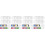 4 Sets Selber Machen Sublimation Schlüsselanhänger Rohlinge 6