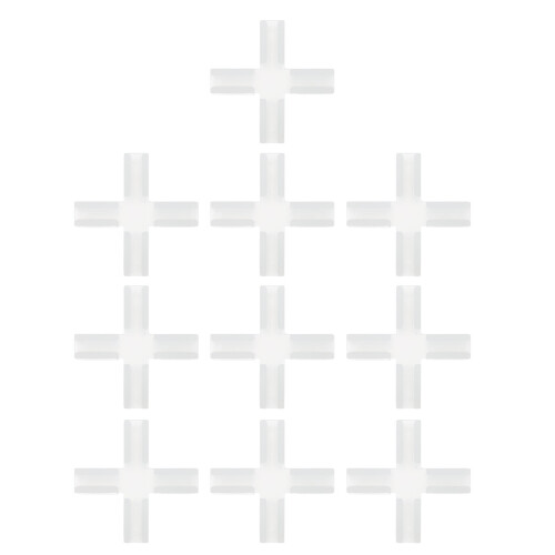 10St Multifunctionele Kartonnen Fixeerclips Transparant En