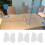 10St Multifunctionele Kartonnen Fixeerclips Transparant En 9