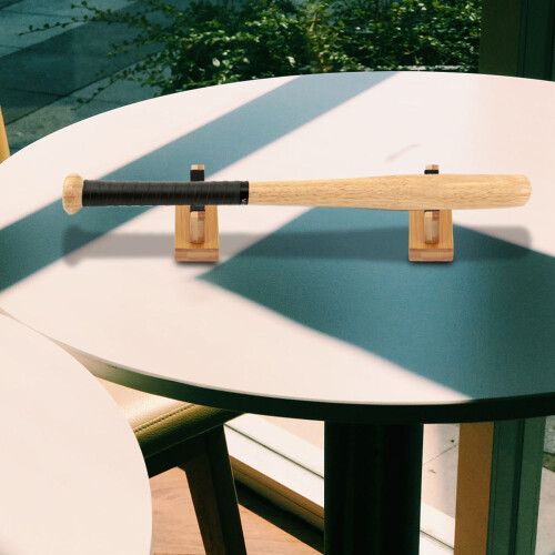 2 Paar Baseballschlägerhalter Displayständer Mini Kleiderständer 2