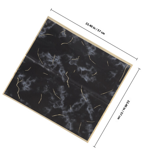 Raindrops 20 Blatt Esslöffel Vertiefung Goldrand Geschenkpapier 1
